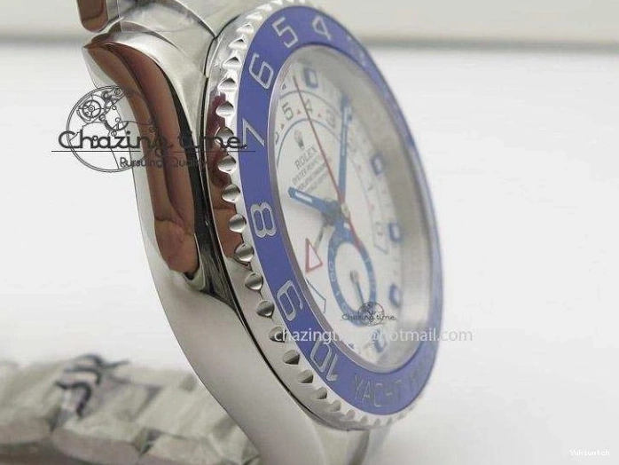 SS Dial A7750 on SS 116680 Bracelet YachtMaster II White 0423